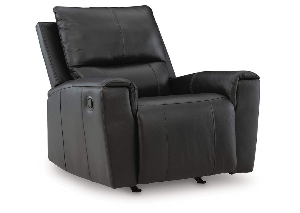 Glossmore Recliner angled view