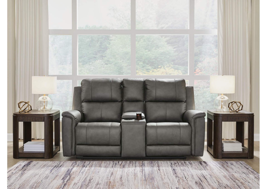 Bleckley Power Reclining Loveseat with Console