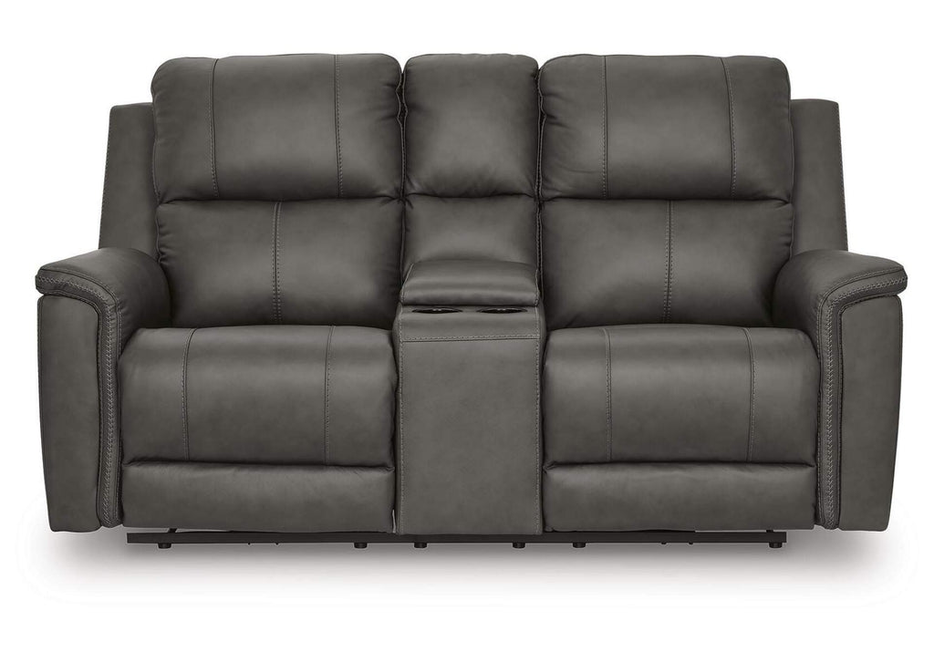 Bleckley Power Reclining Loveseat with Console
