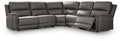 Bleckley sectional, 5-Piece Power Reclining Sectional · 124 × 124 × 42 in, view 1
