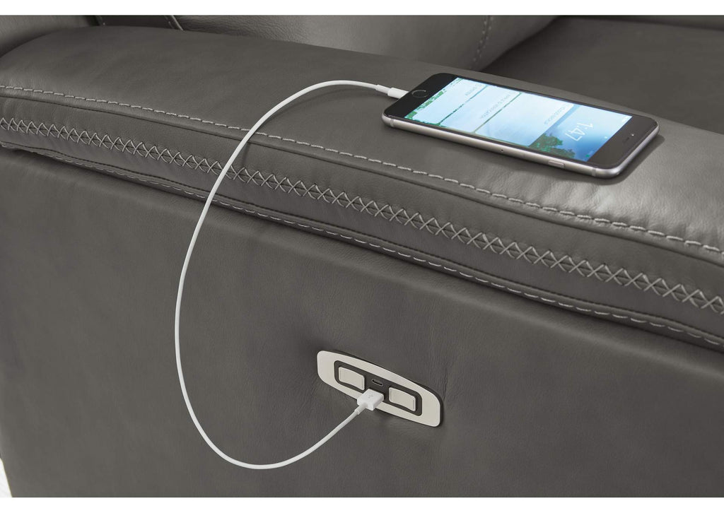 Bleckley Power Reclining Loveseat with Console