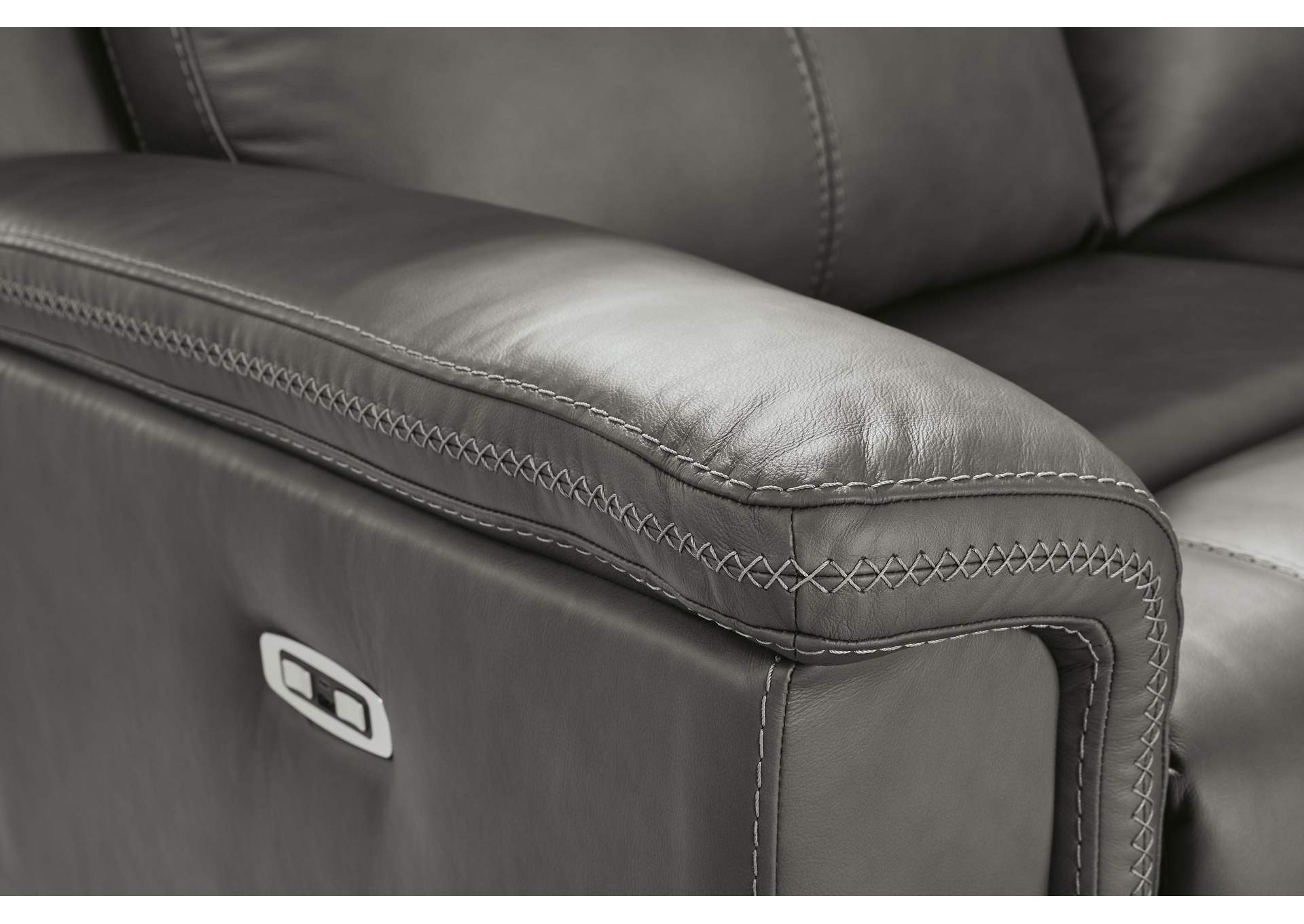 Bleckley Power Reclining Sofa detail