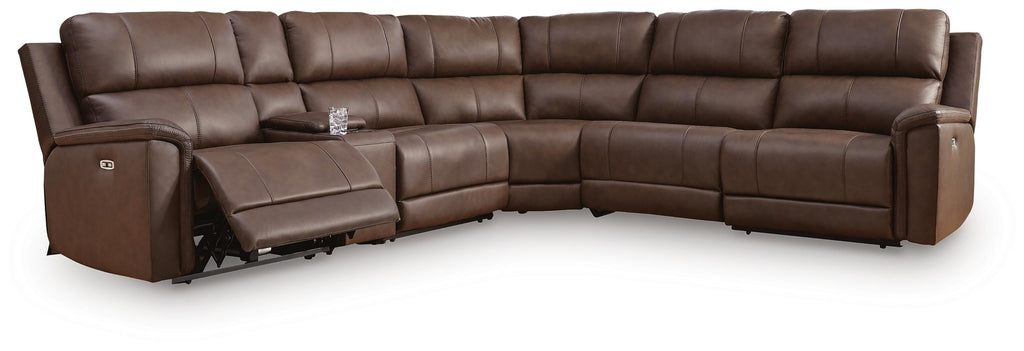 Bleckley sectional, 6-Piece Power Reclining Sectional · 136 × 124 × 42 in, view 1