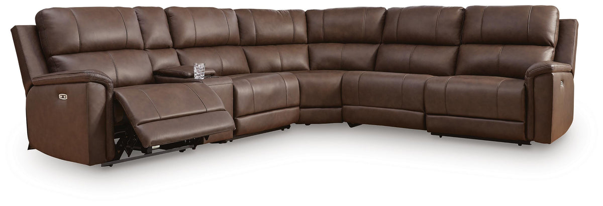 Bleckley sectional, 6-Piece Power Reclining Sectional · 136 × 124 × 42 in, view 1