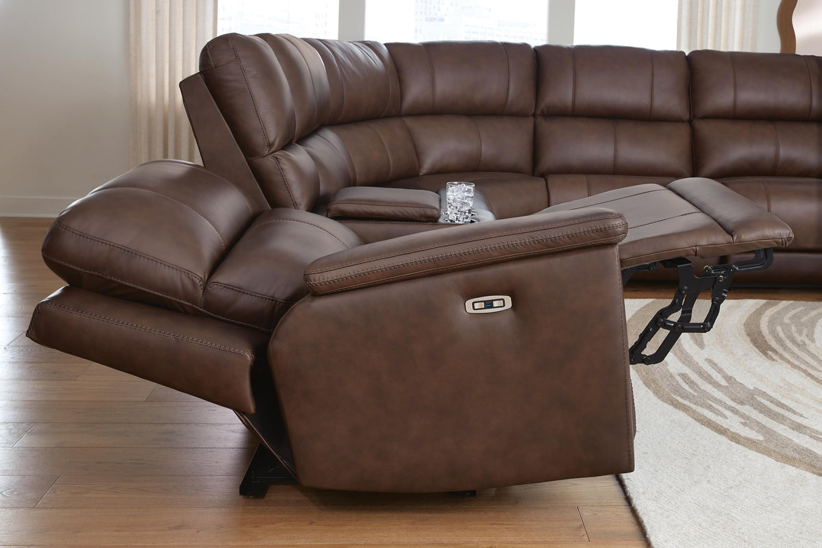 Bleckley sectional, 6-Piece Power Reclining Sectional · 136 × 124 × 42 in, view 4