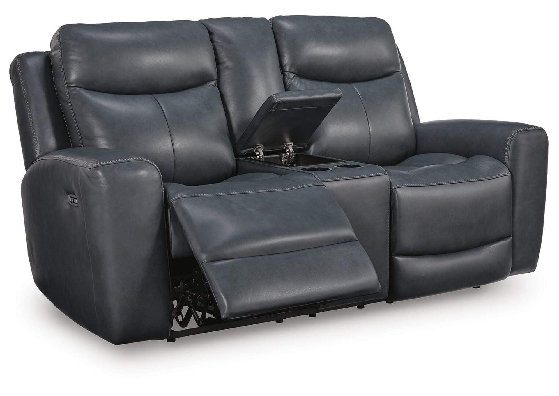 Next Move Power Reclining Loveseat angled view