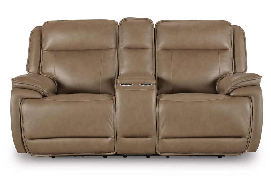 Glencroft Power Reclining Loveseat with Console