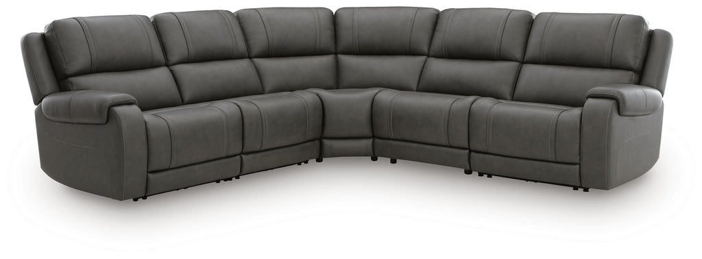 5Z - Pittson sectional, 5-Piece Power Reclining Sectional · 120 × 120 × 43 in · PCU12600S9, view 1