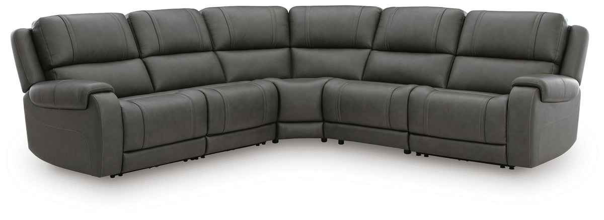 5Z - Pittson sectional, 5-Piece Power Reclining Sectional · 120 × 120 × 43 in, view 1