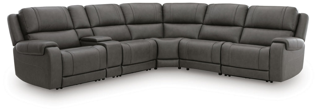 5Z - Pittson sectional, 6-Piece Power Reclining Sectional · 133 × 120 × 43 in · PCU12600S5, view 1