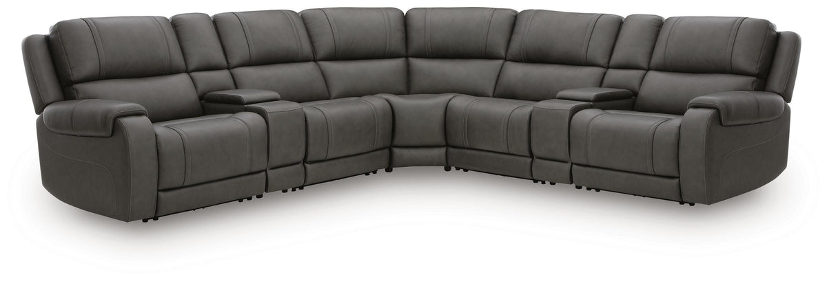 5Z - Pittson sectional, 7-Piece Power Reclining Sectional · 133 × 133 × 43 in · PCU12600S11, view 1