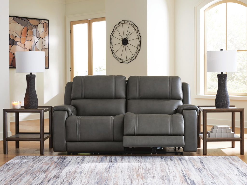 5Z - Pittson sectional, 2-Piece Power Reclining Sectional Loveseat · 80 × 43 × 43 in, view 3