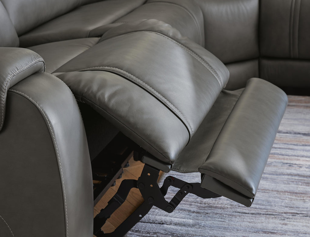5Z - Pittson sectional, 7-Piece Power Reclining Sectional · 133 × 133 × 43 in, view 3