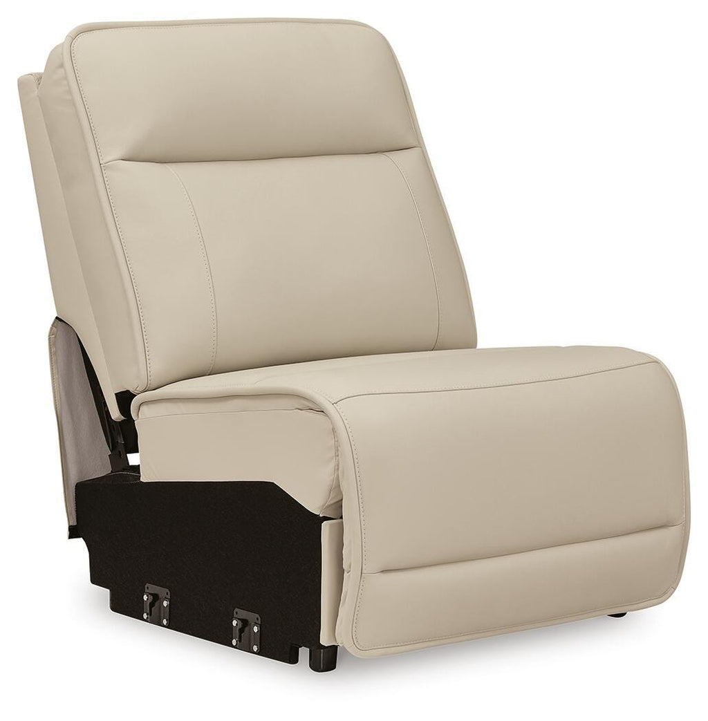 Double Deal sectional, 5-Piece Reclining Sectional with Console · 136.25 × 90.75 × 42.5 in, view 3