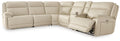Double Deal sectional, 6-Piece Power Reclining Sectional · 134.5 × 122.5 × 42.5 in, view 1