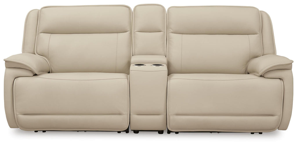 Double Deal sectional, 3-Piece Power Reclining Loveseat Sectional with Console · 96 × 41 × 42.5 in, view 1