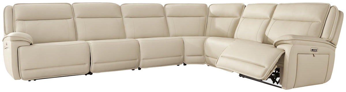Double Deal sectional, 6-Piece Reclining Sectional · 155.75 × 123.5 × 42.5 in, view 1