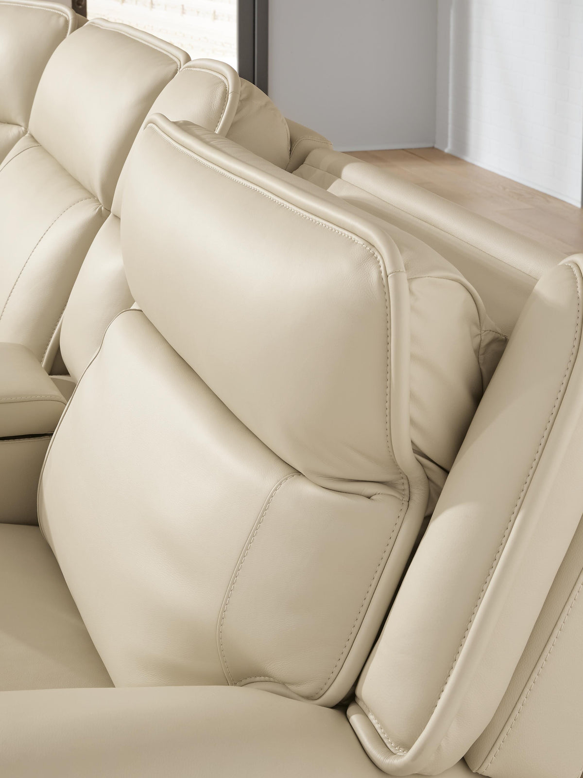 Double Deal sectional, 6-Piece Power Reclining Sectional · 134.5 × 122.5 × 42.5 in, view 3