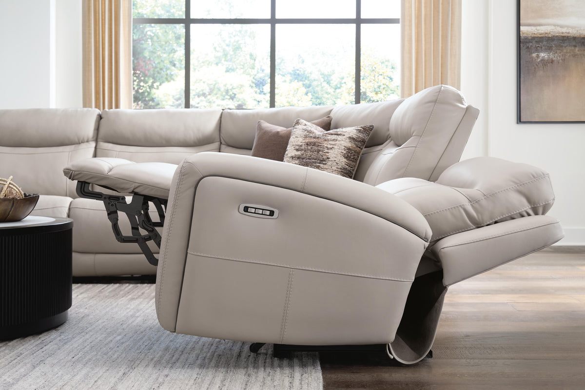 Gravier sectional, 5-Piece Power Reclining Sectional · 144 × 144 × 42 in, view 4