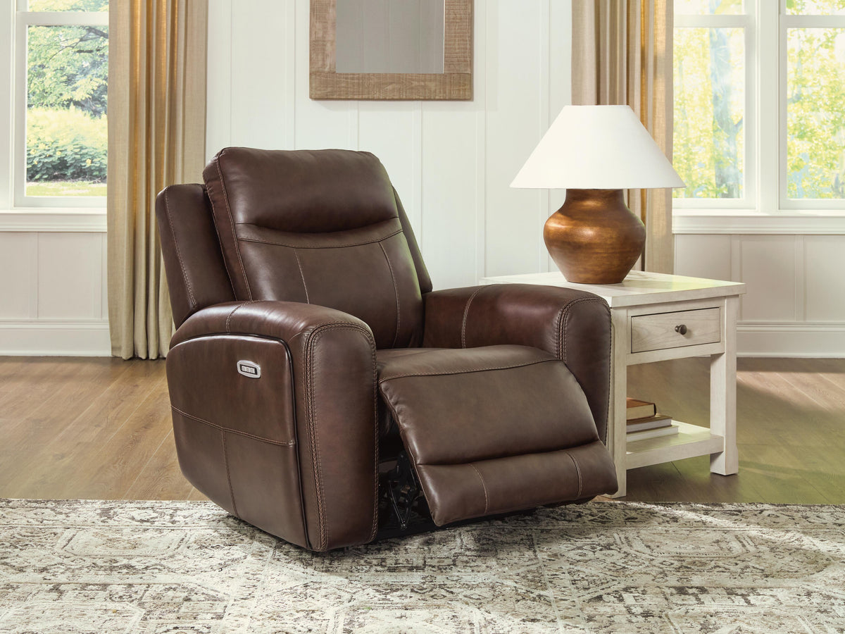 Gravier Power Recliner in Cordova, open view