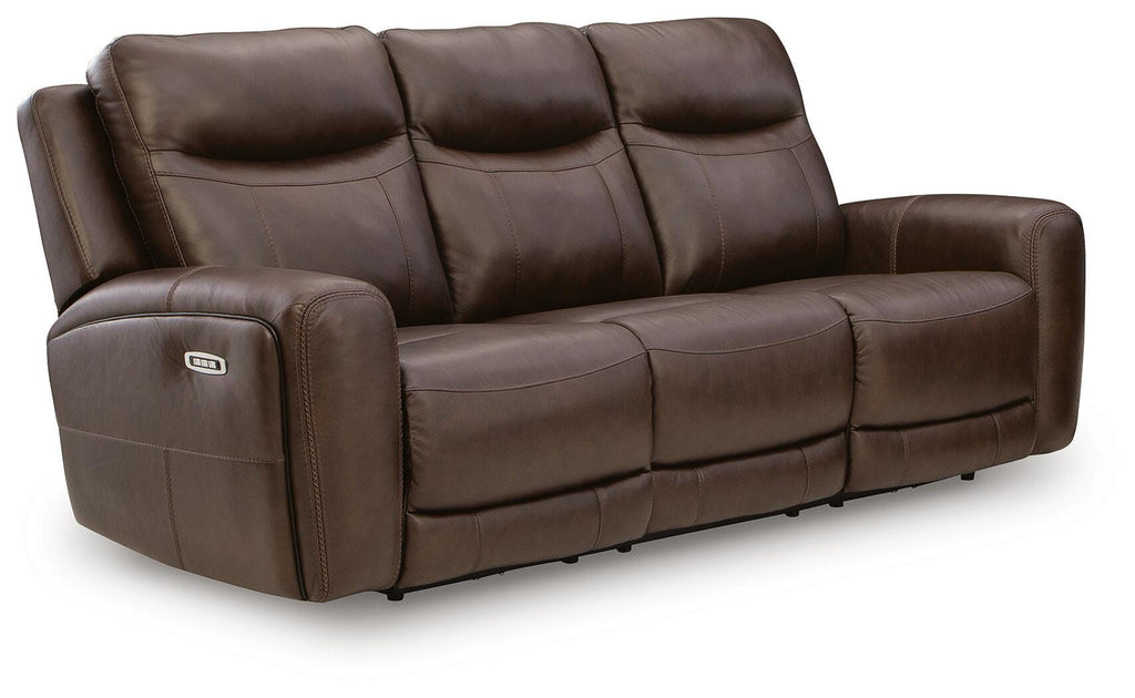 Gravier Power Reclining Sofa in Cordova, closed view