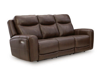 Gravier Power Reclining Sofa in Cordova, closed view