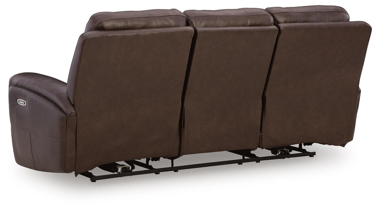 Gravier Power Reclining Sofa in Cordova, back view