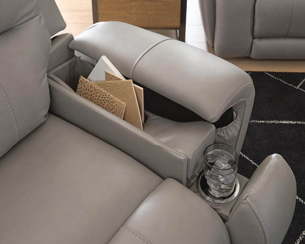 Real Moments Power Recliner with Audio Seating in Ash, alternate view 15
