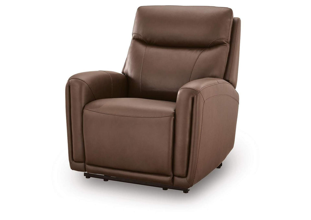 Pincara Power AutoGlide Recliner with Audio System angled view