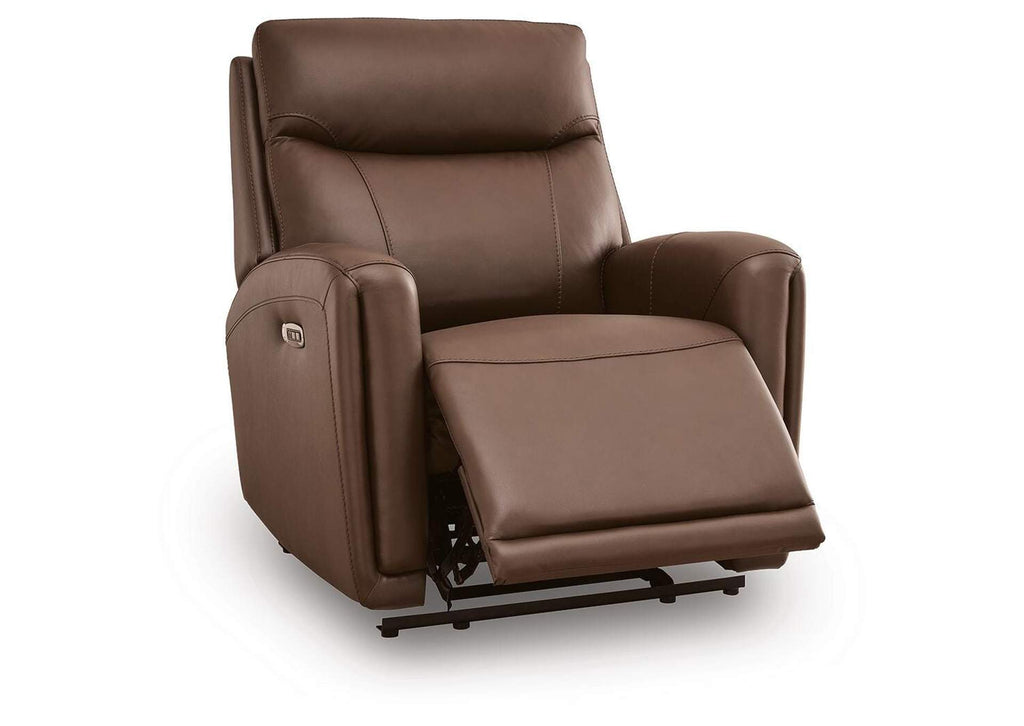Pincara Power AutoGlide Recliner with Audio System angled view