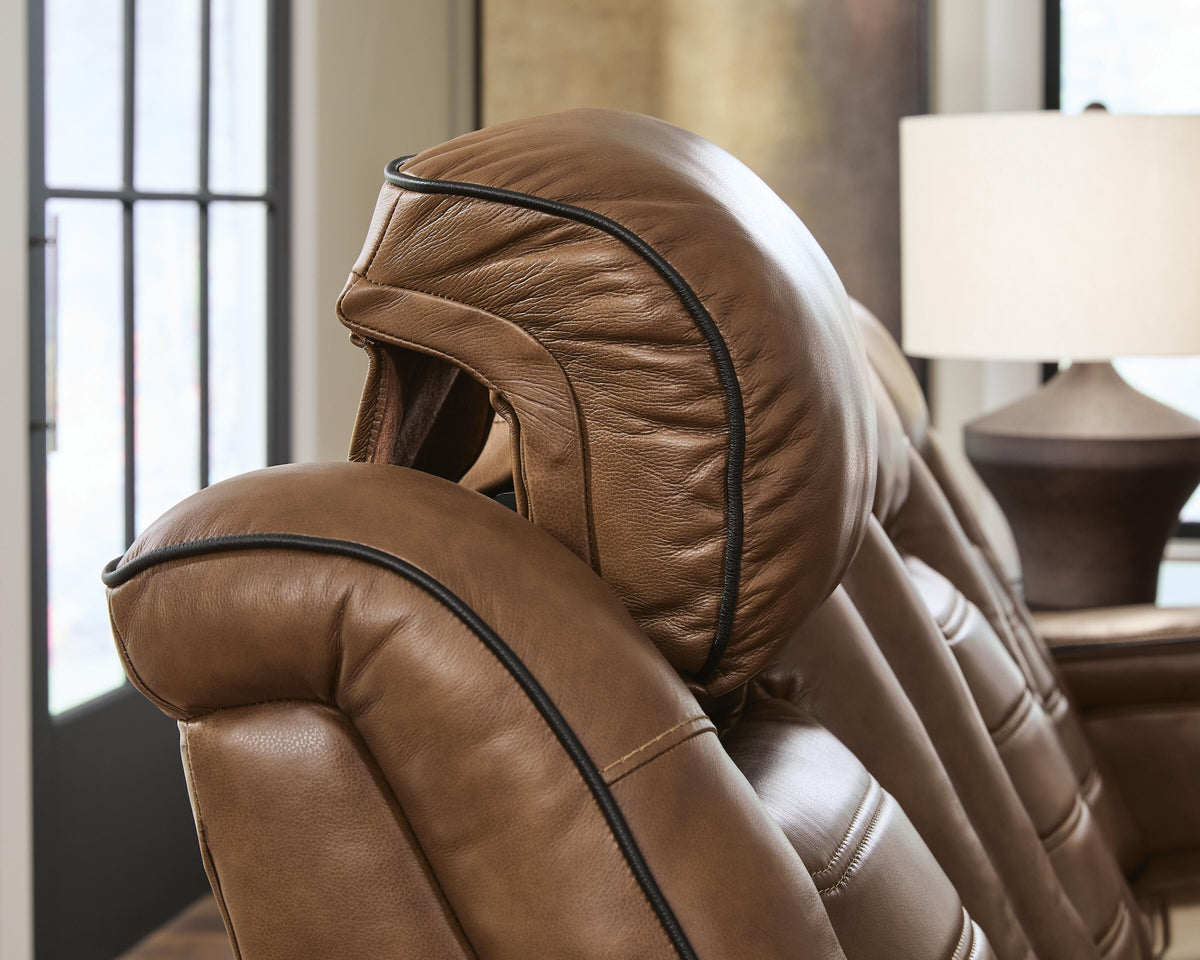 Gruaro Power Reclining Sofa in Amber, alternate view 12