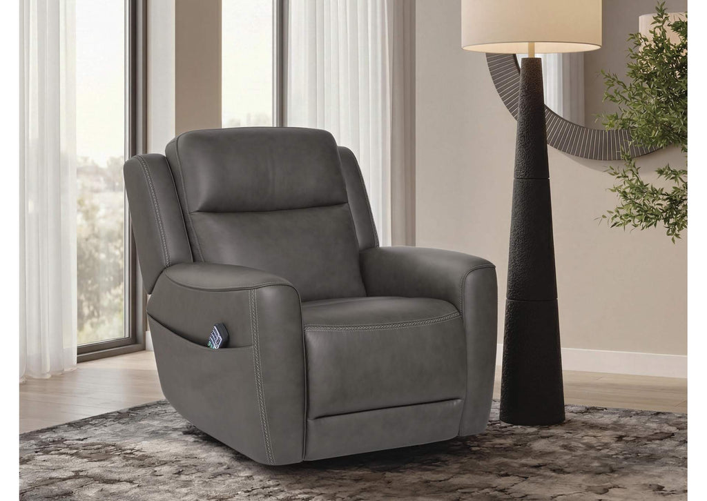 4Z-Tribano Power Lift Recliner angled view