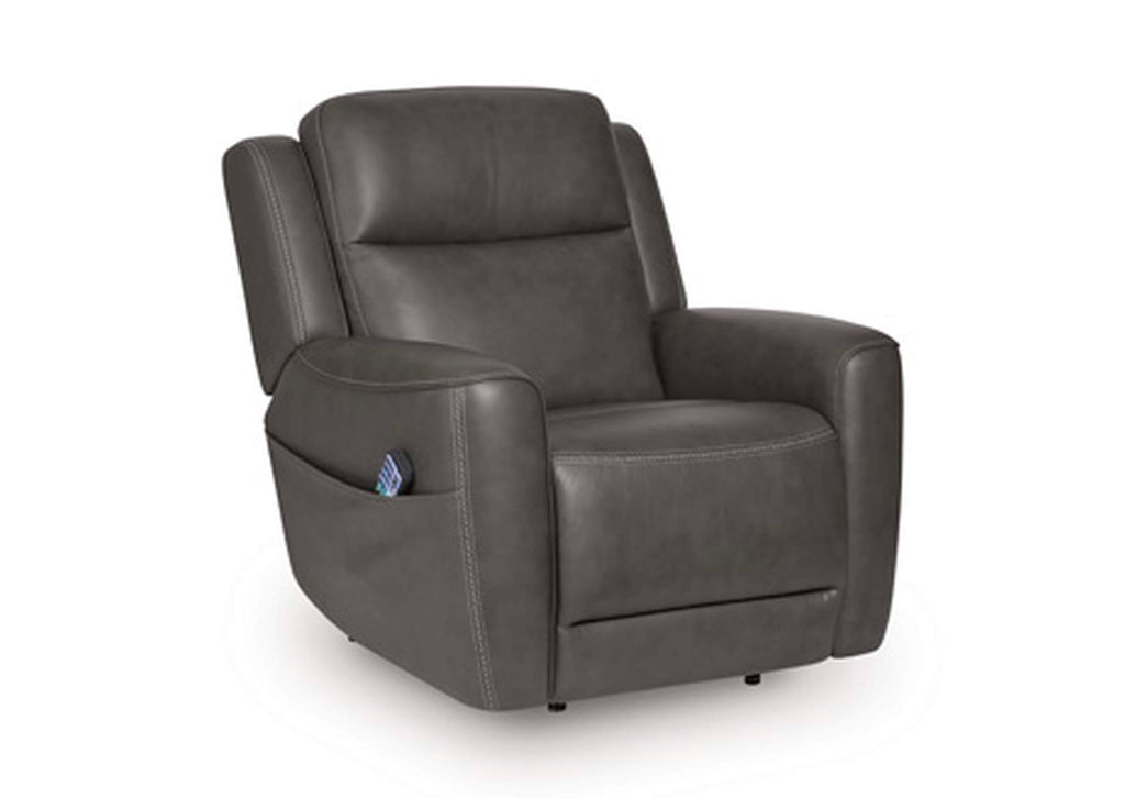 4Z-Tribano Power Lift Recliner angled view