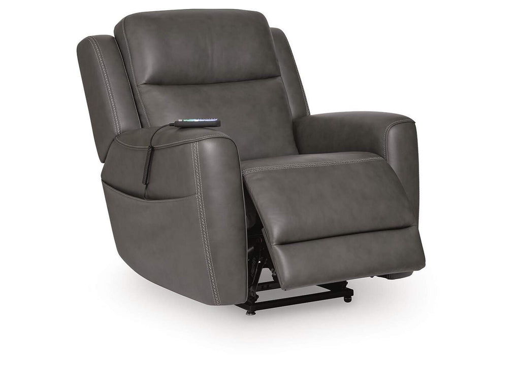 4Z-Tribano Power Lift Recliner angled view