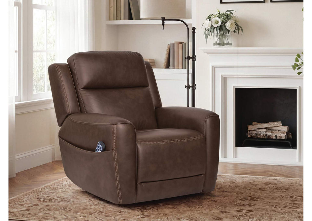 4Z-Tribano Power Lift Recliner angled view