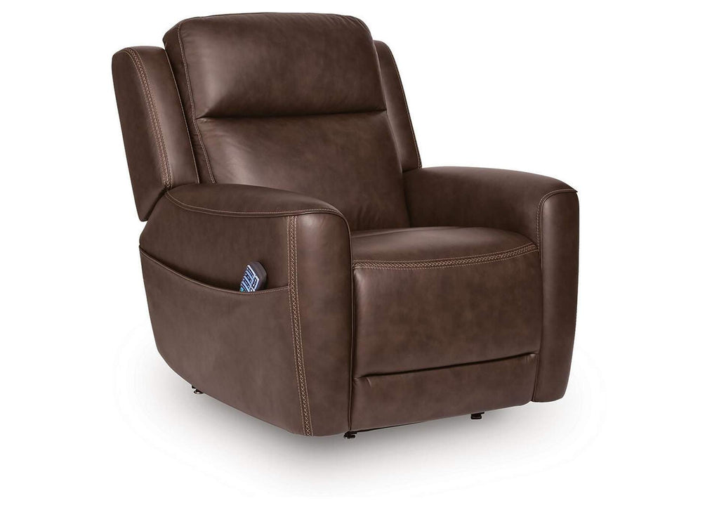 4Z-Tribano Power Lift Recliner angled view