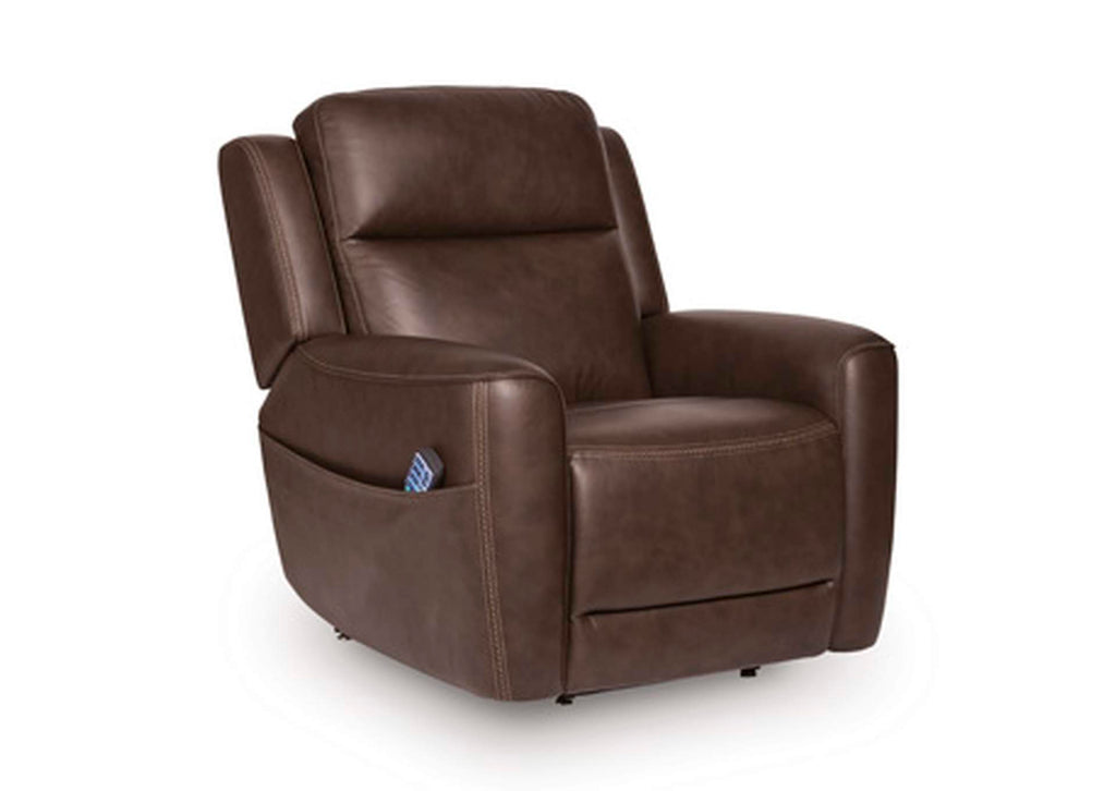4Z-Tribano Power Lift Recliner angled view