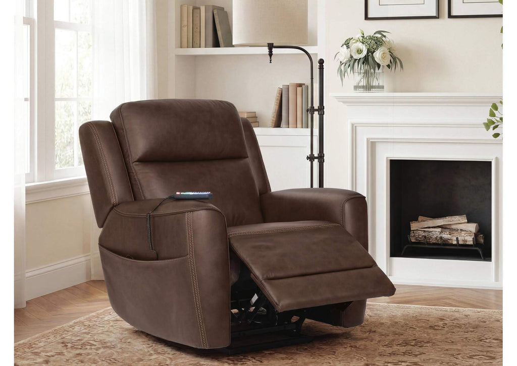4Z-Tribano Power Lift Recliner angled view