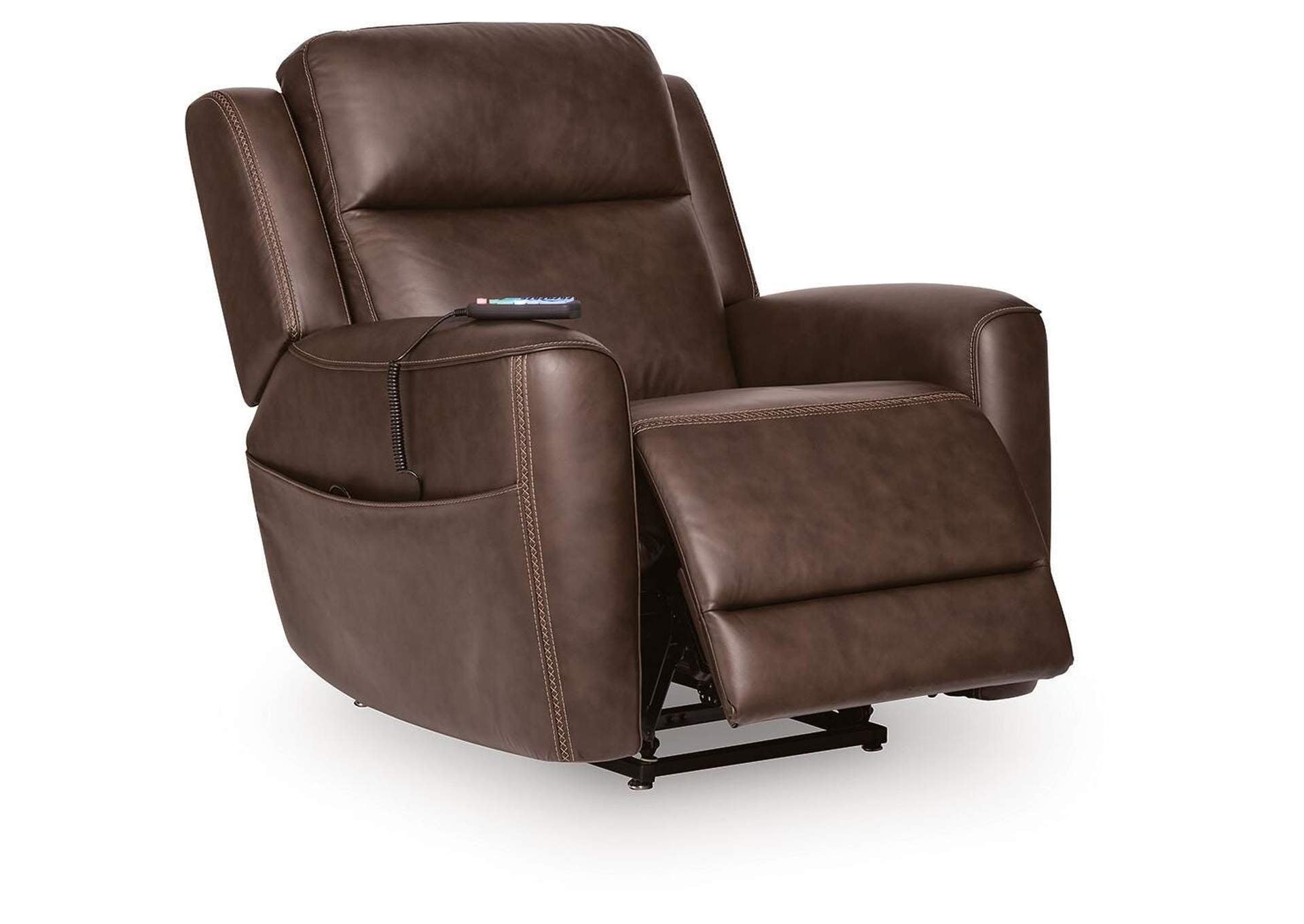 4Z-Tribano Power Lift Recliner angled view