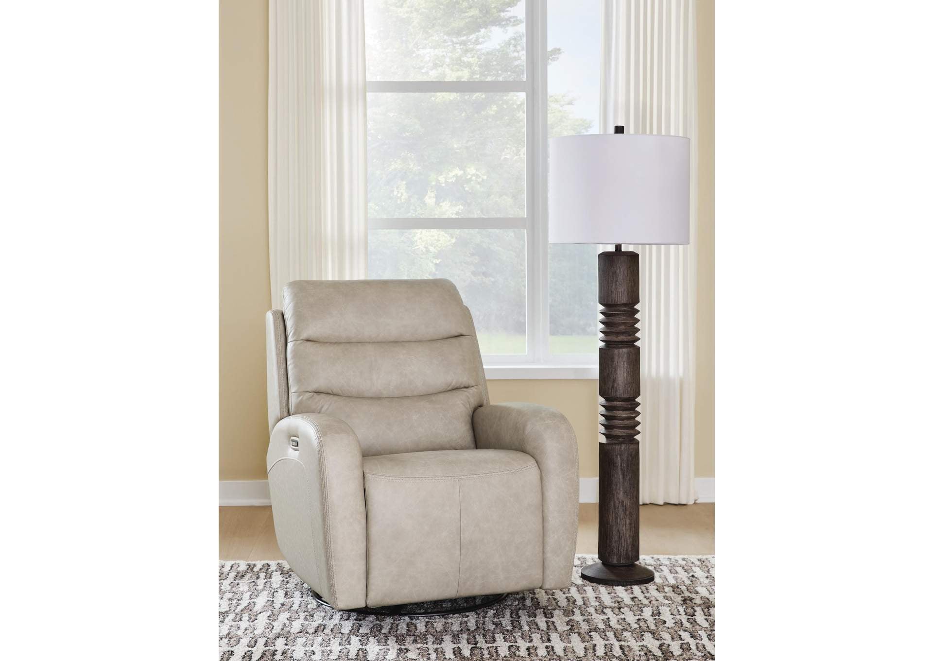 Motion-Max Swivel Glider Power Recliner