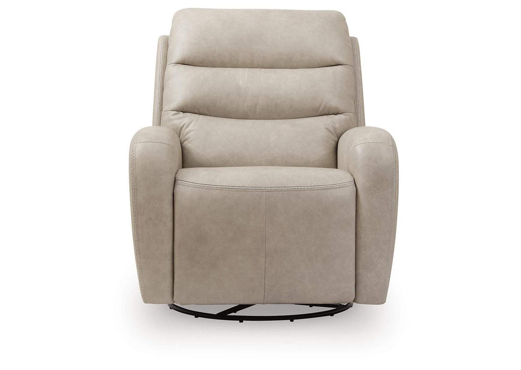 Motion-Max Swivel Glider Power Recliner