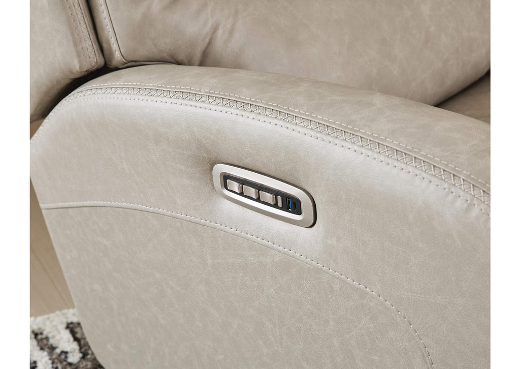 Motion-Max Swivel Glider Power Recliner