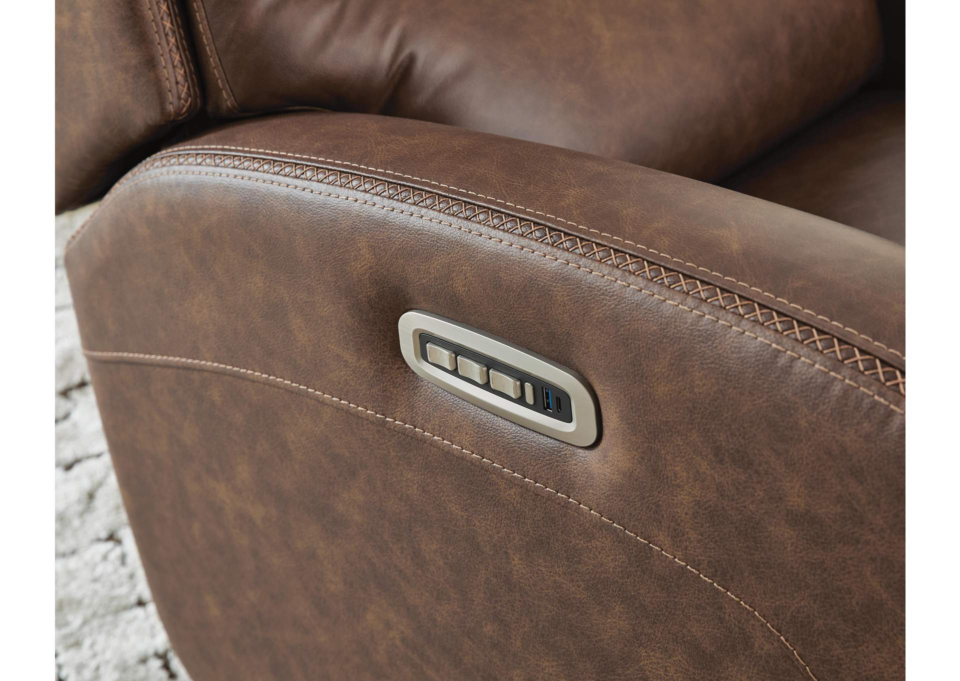 Motion-Max Swivel Glider Power Recliner