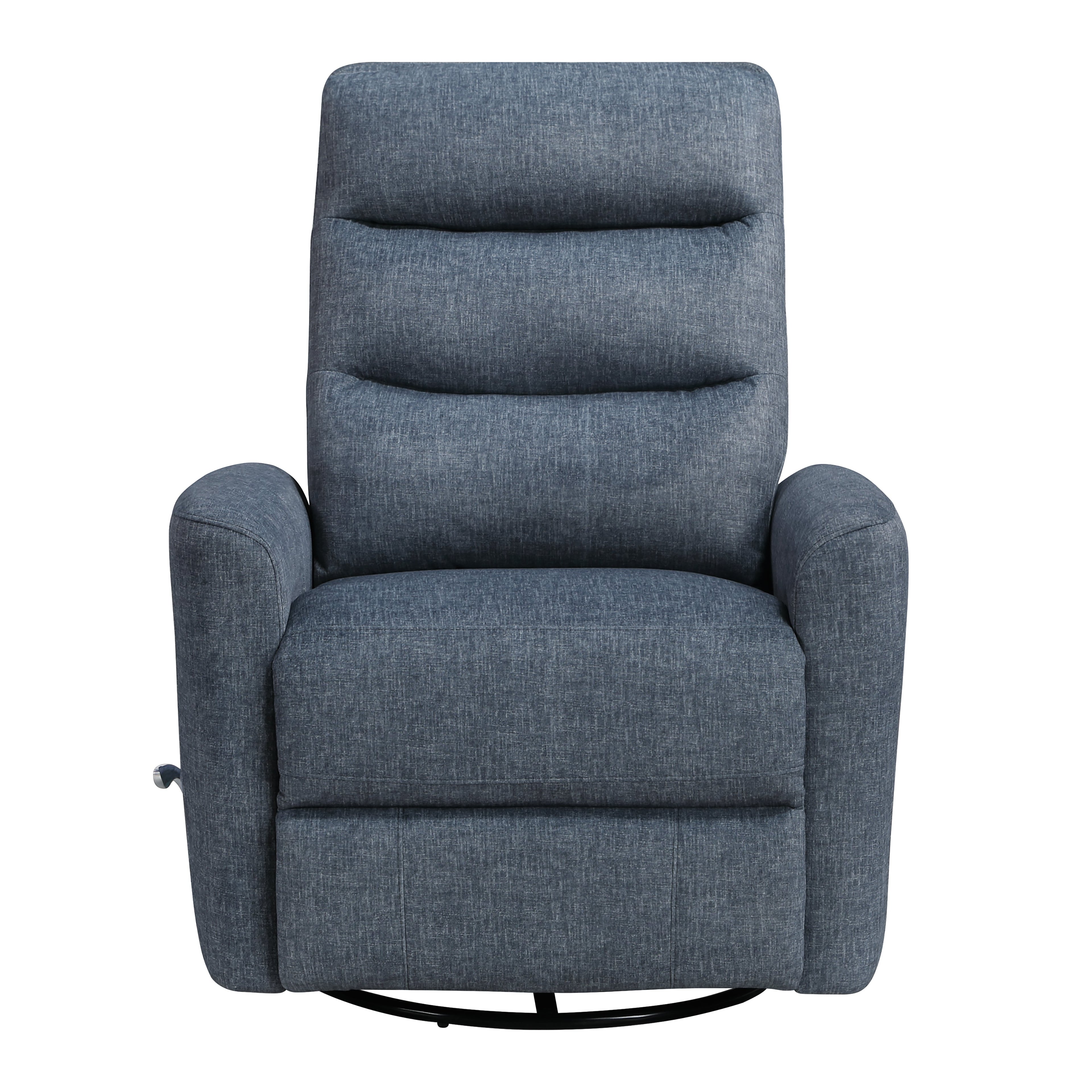 Takami Swivel Recliner - Blue / Polyester