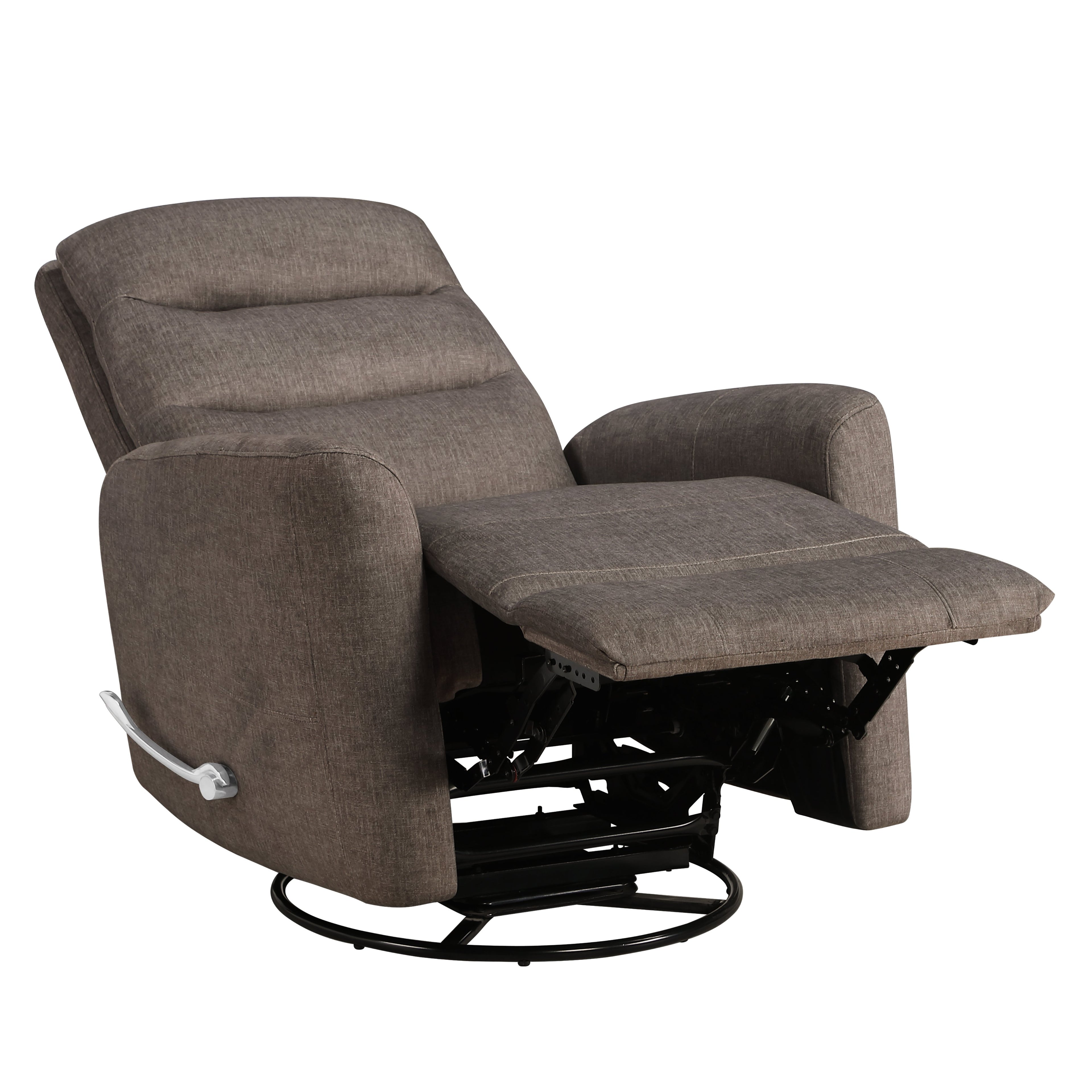 Takami Swivel Recliner - Chocolate / Polyester