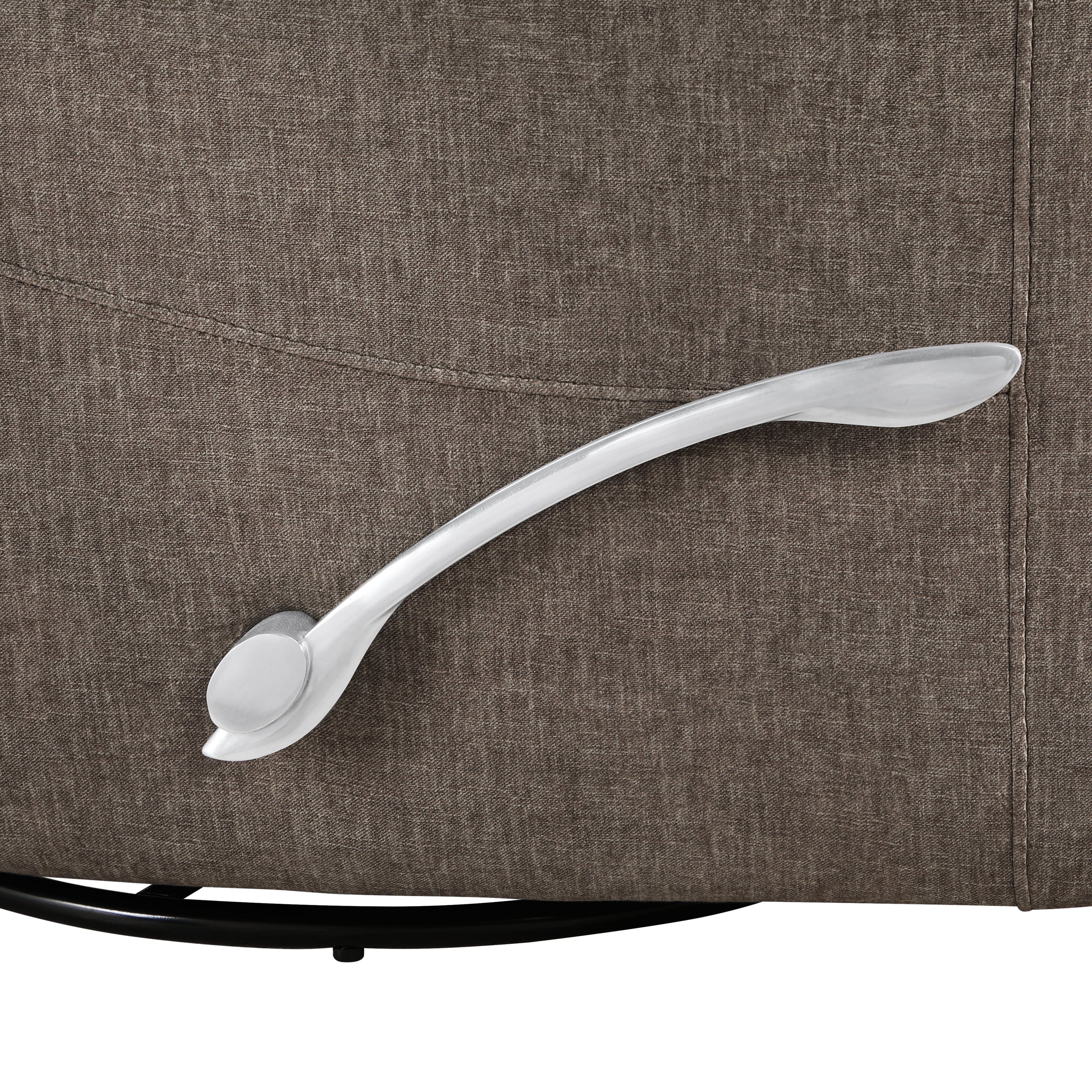 Takami Swivel Recliner - Chocolate / Polyester