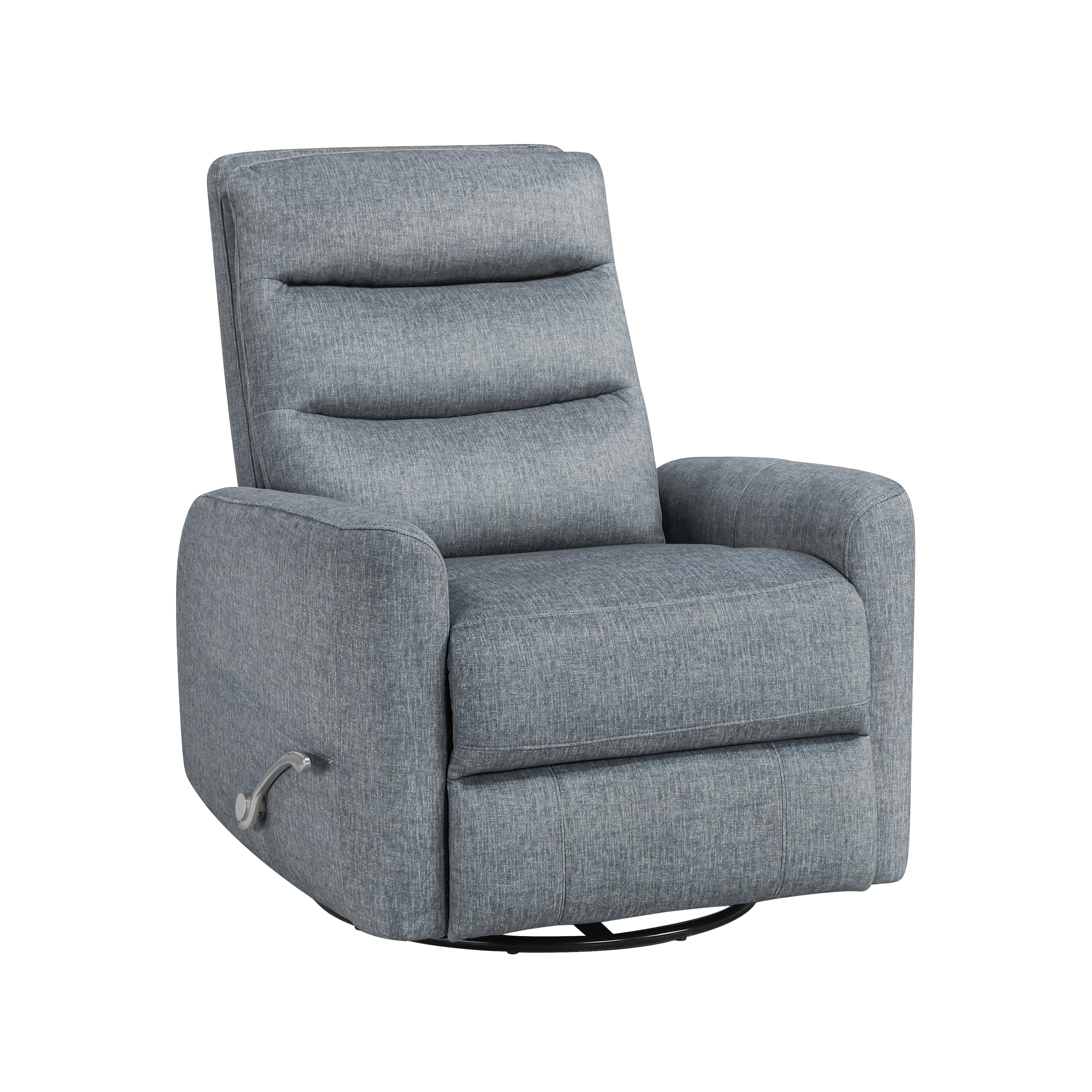Takami Swivel Recliner - Granite / Polyester