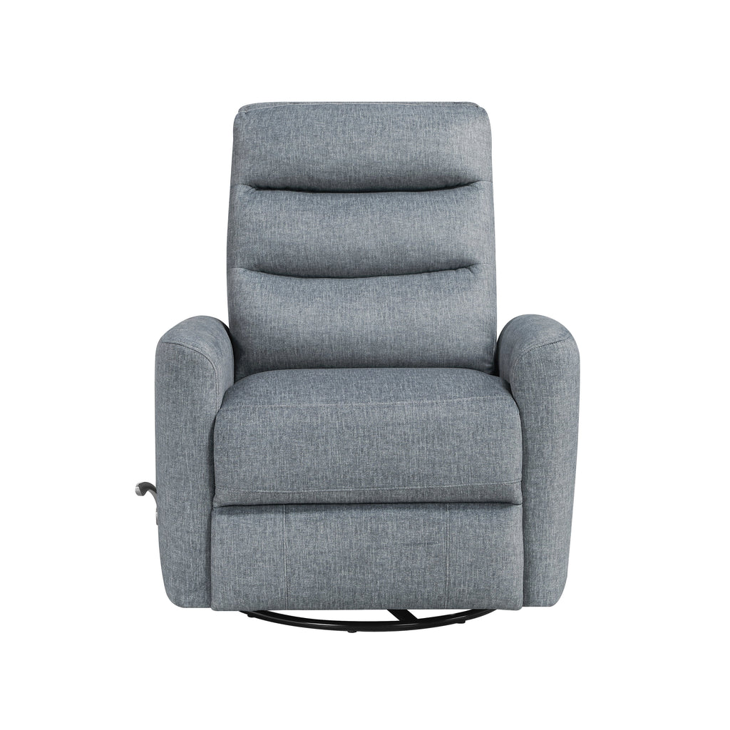 Takami Swivel Recliner - Granite / Polyester