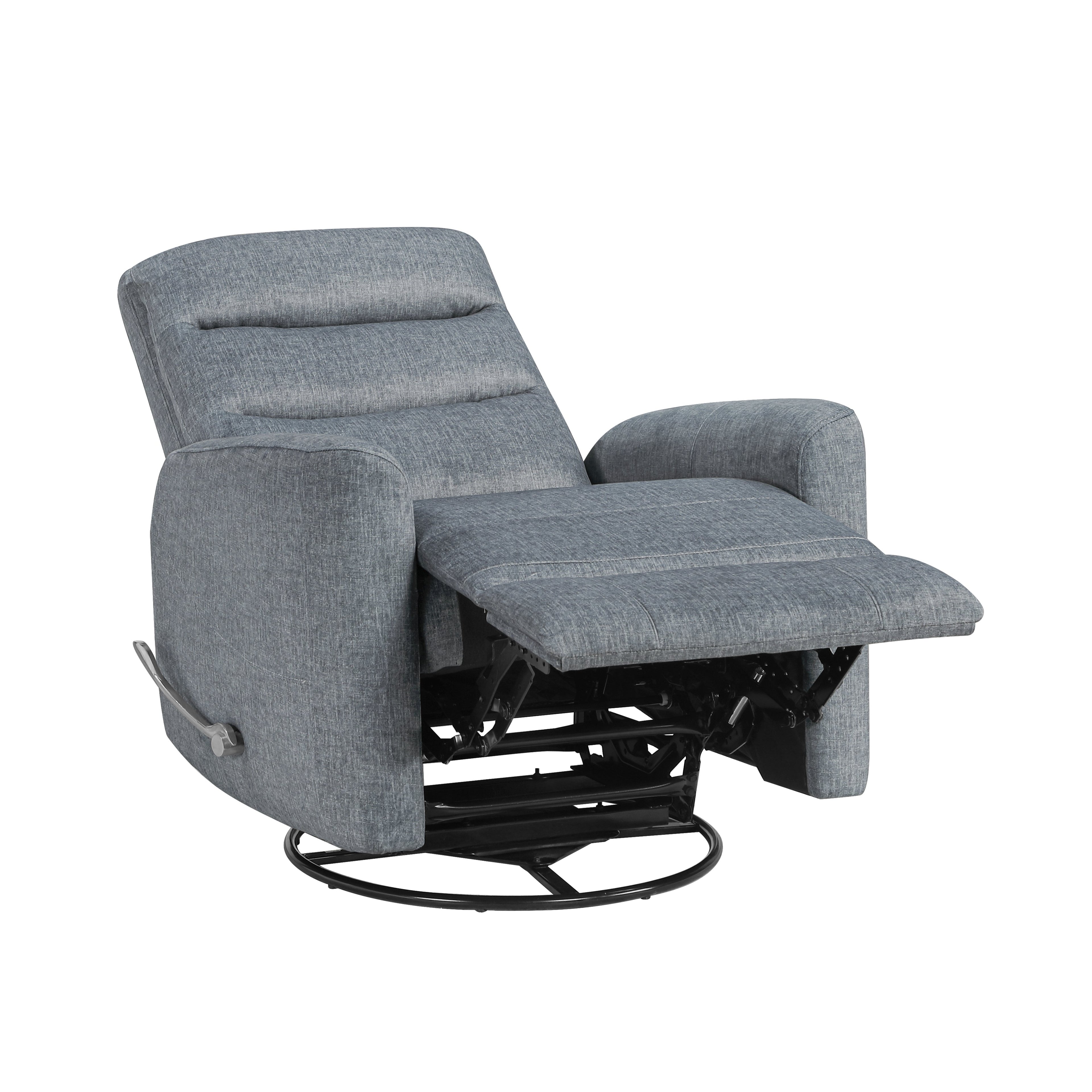 Takami Swivel Recliner - Granite / Polyester