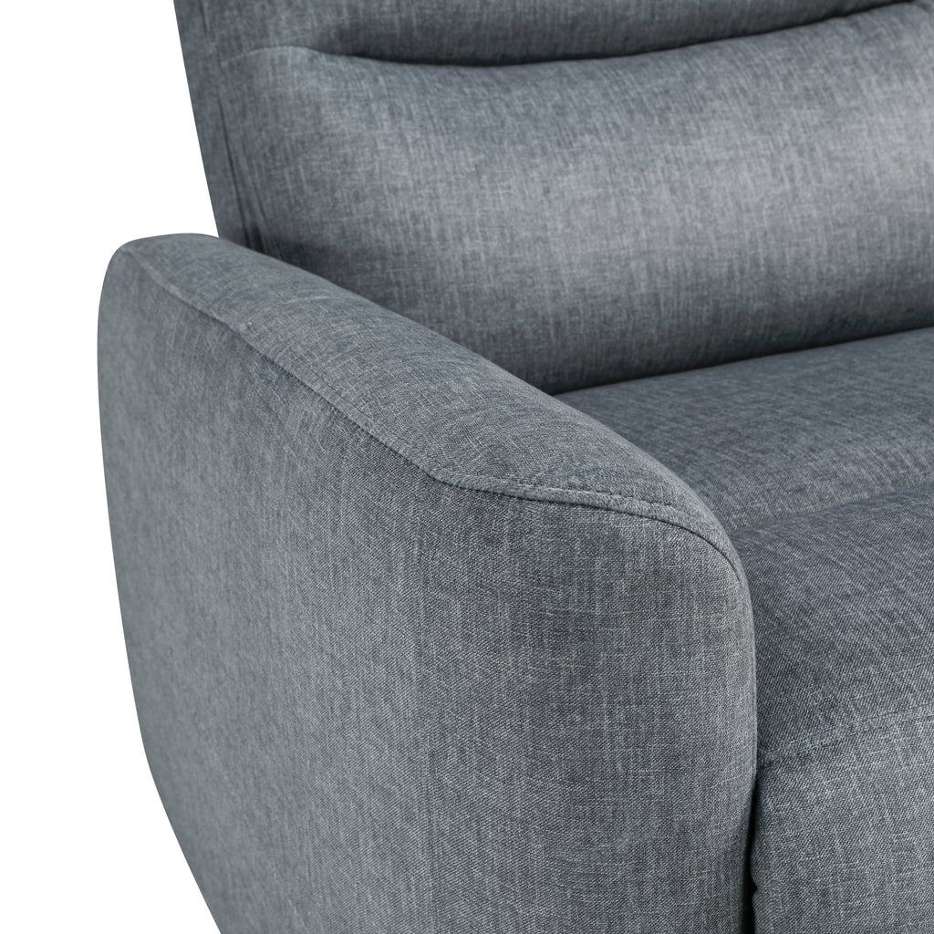 Takami Swivel Recliner - Granite / Polyester